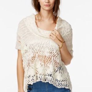 Free People Crop Cowl Sweater! NWT